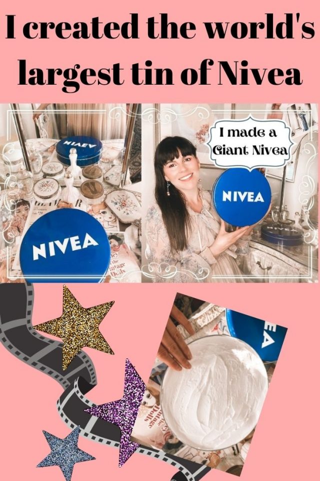 I made the worlds largest tin of Nivea 