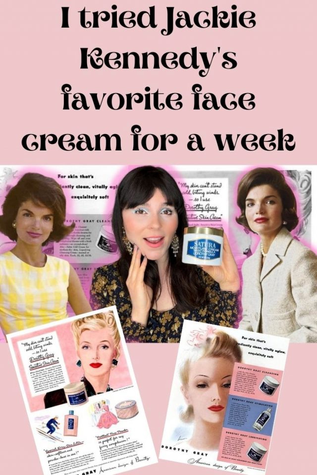 Jackie Kennedy's favorite face cream, Jackie Kennedy, face cream