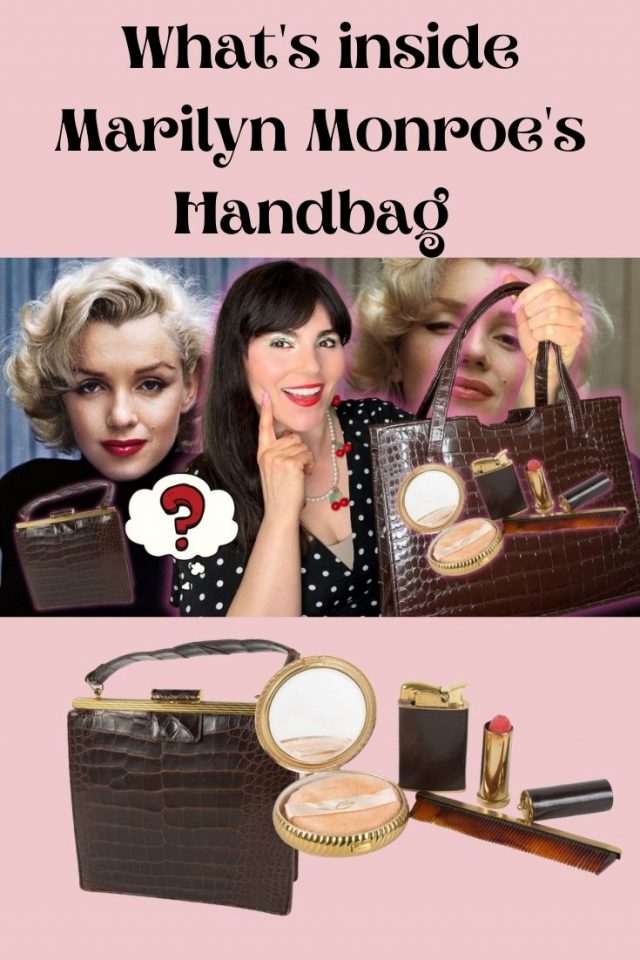 What's in Marilyn Monroe's handbag, Marilyn Monroe's handbag collection