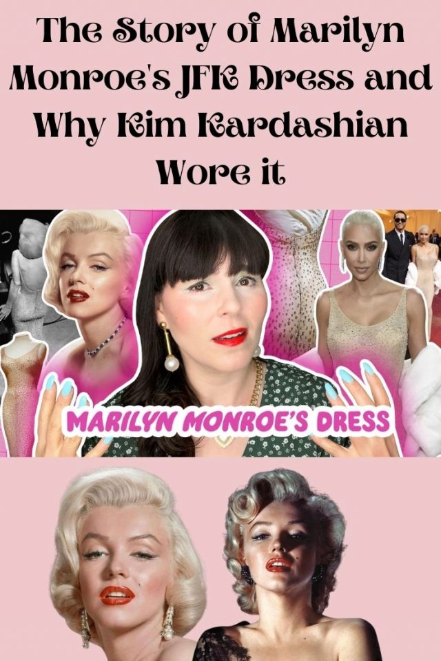 The Story of Marilyn Monroe's JFK Dress and Why Kim Kardashian Wore it