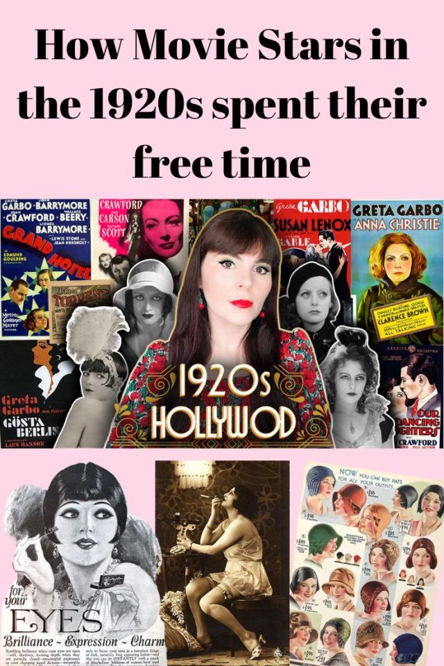 How Movie Stars in the 1920s spent their free time